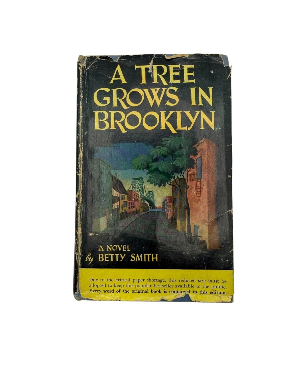 A Tree Grows in Brooklyn by Betty Smith - Vintage Hardcover Novel
